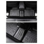 [US Warehouse] 3D TPE All Weather Car Mats Liners для Nissan Rouge X-Trail 2014-2020 (черный)